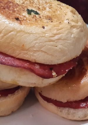 Foto resep garlic burger