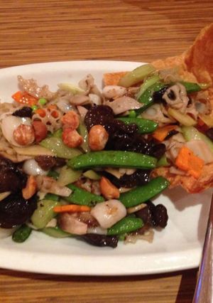 Foto resep Lotus Root with Mushroom~