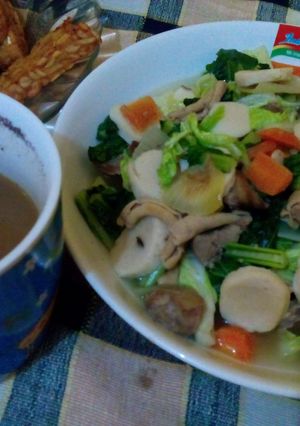 Foto resep capcay ampela hati
