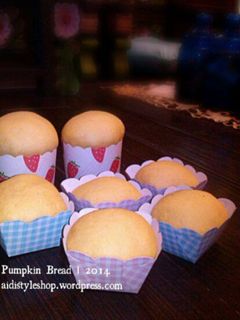 Foto resep Pumpkin Bread in Cup (Roti Labu Kuning)