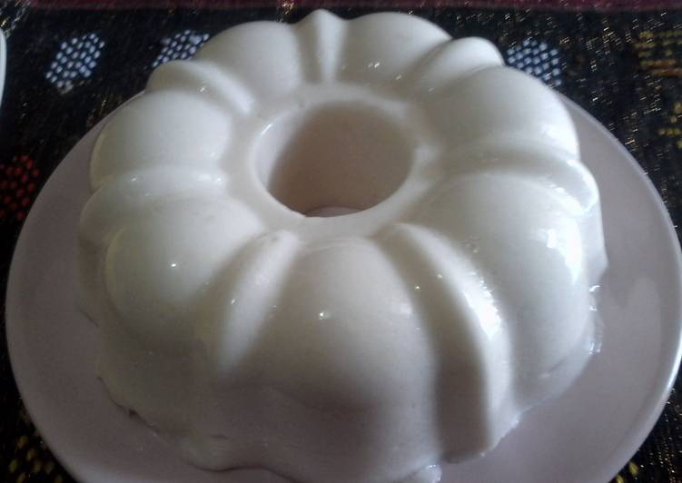 Resep Puding Busa Tape Keju Anti Gagal
