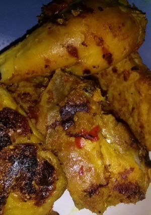 Foto resep ayam bakar kuning perdana