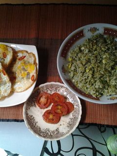 Foto resep nasi goreng ijo 