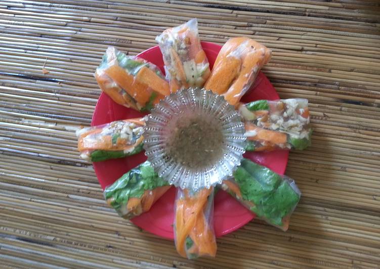 Resep Rice Paper with veggies and meat Anti Gagal