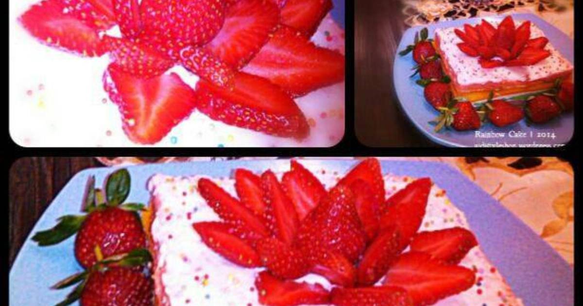 5 resep  rainbow cake panggang ny  liem  enak dan sederhana 