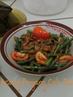 Foto resep Kacang Panjang Cah Sarden