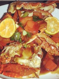 Foto resep kepiting lada hitam
