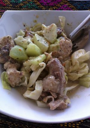 Foto resep Babi Santan Bicol Express ala Philipina