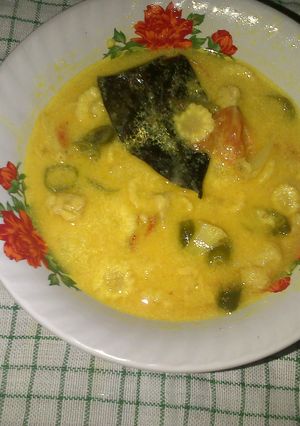 Foto resep opor sayur udang