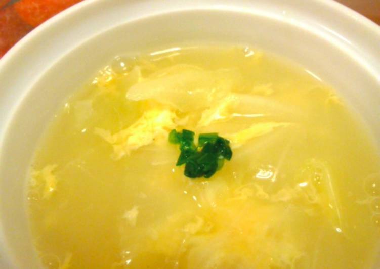 Bagaimana Membuat Sup Daun Kubis dan Telur untuk si kecil Anti Gagal