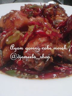 Foto resep Ayam Goreng Cabe Merah