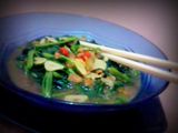 Sop kangkung-tauco