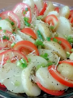 Foto resep Roasted Potatoes with Tomatoes