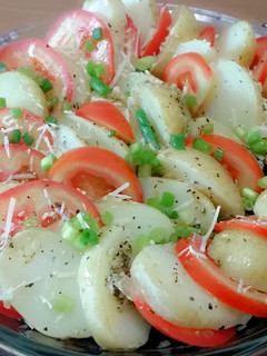 Foto resep Roasted Potatoes with Tomatoes