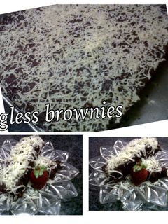 Foto resep Brownies tanpa telur ( eggless brownies )