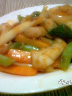Foto resep Cumi Saos Manis Pedas