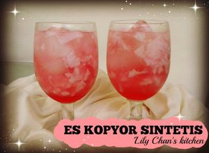Foto resep ES KOPYOR SINTETIS ala LC