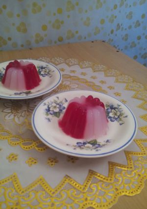 Foto resep Puding Merah Putih