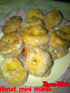 Foto resep donat mini manis