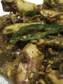 Foto resep Oseng Cumi Asin Cabe Ijo