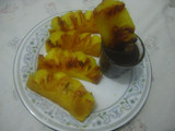 Nanas Panggang celup Cokelat