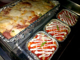 Macaroni Scotel with mozarella chesse