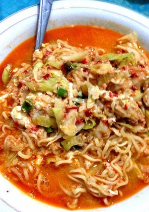 Foto resep Mie tek tek indomie kari ayam