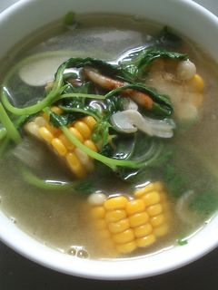 Foto resep sayur kunci bayam (bening)