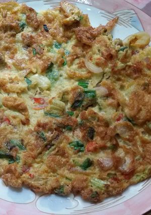 Foto resep Telur dadar cabai rawit
