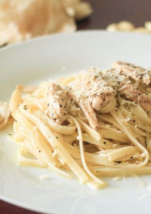 Foto resep Fettuccini dengan Jamur Tiram