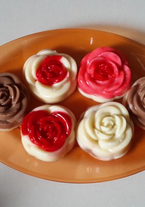 Foto resep Puding roti bunga rose
