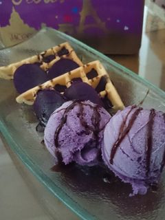 Foto resep ES KRIM UBI UNGU JEPANG HOMEMADE 
