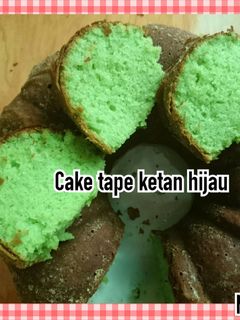 Foto resep Cake Tape Ketan Hijau