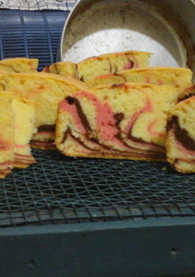 Foto resep marmer cake