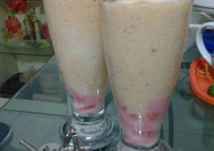 Smoothies Strawberry Oatmeal