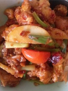 Foto resep ayam apel asem manis