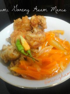 Foto resep Calamari Saos Asam Manis