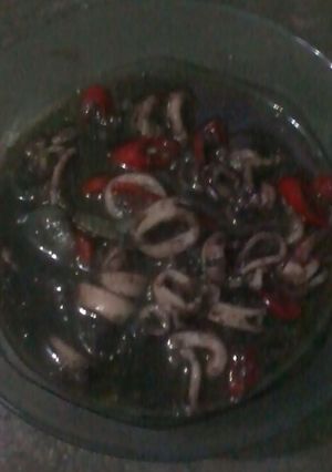 Foto resep Pedas Manis Squid Hitam