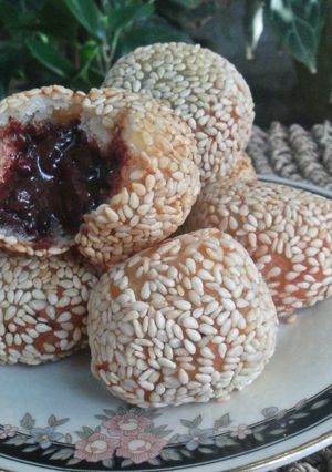Foto resep Bola-Bola Singkong Keju Balut Wijen
