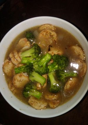 Foto resep brokoli n tofu saus tiram 