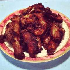A picture of Ayam Goreng Balacan.