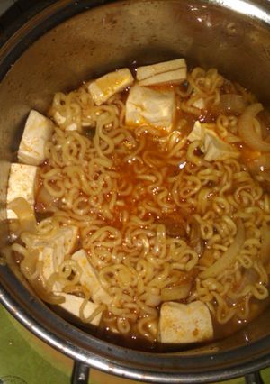 Foto resep kimchi ramyeon