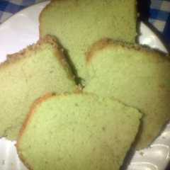 A picture of bolu pandan .