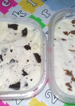 Foto resep Oreo & Cream cheese ice cream