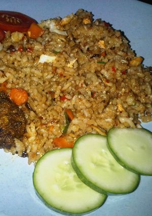 Foto resep Nasi Goreng Teri Pedas & Rendang