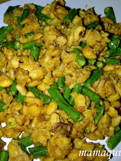 Foto resep Tumis Tempe Kacang panjang Rasa Bawang
