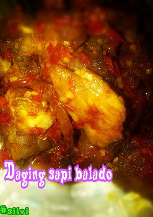 Foto resep balado daging sapi