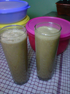 Foto resep choco oreo banana smoothie