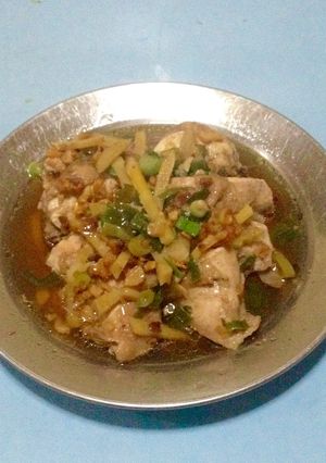 Foto resep Ayam Tim Jahe n Bawang Putih