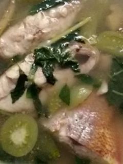 Foto resep sup ikan kakap